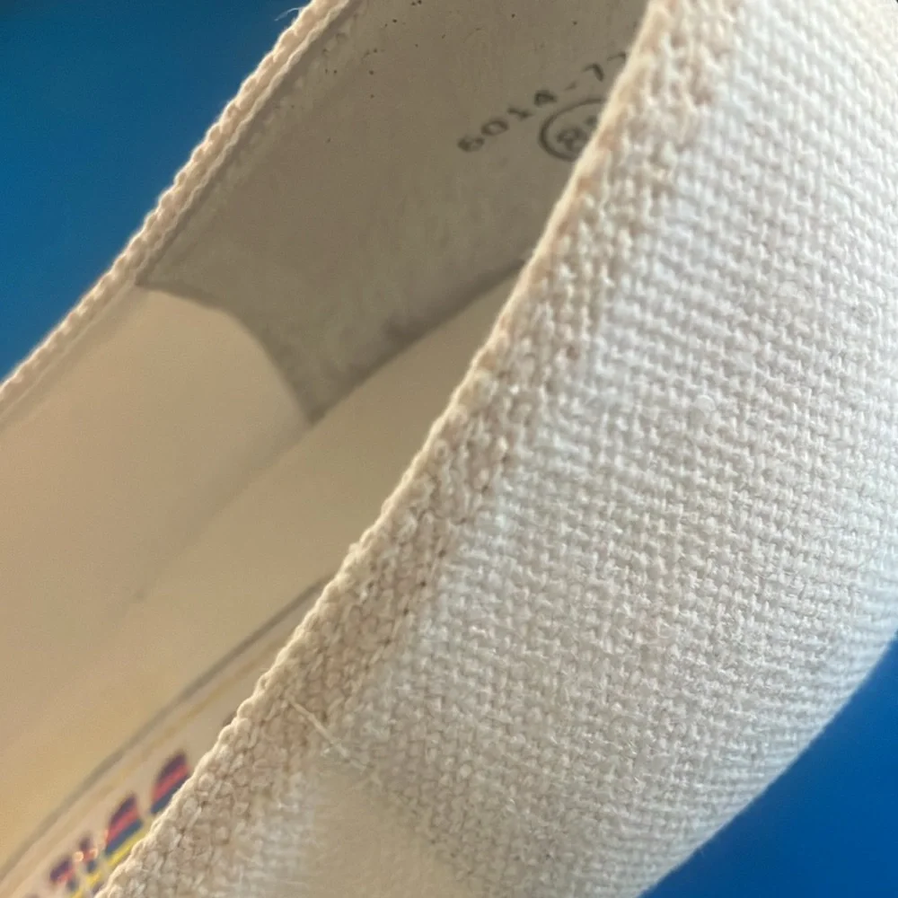 Women's Embroidered Cobbie Cream Espadrilles 8m